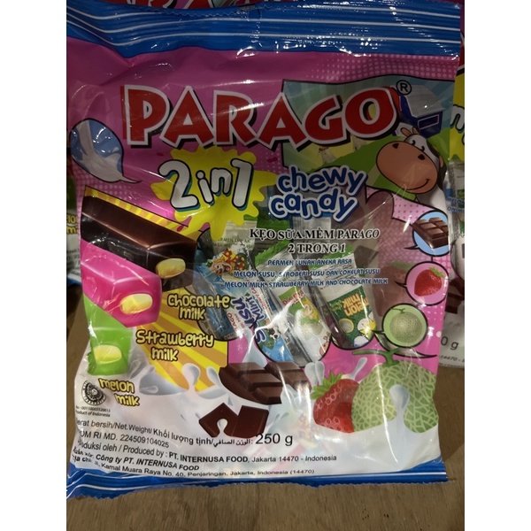 

Parago 2in1 chewy candy 250gr