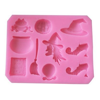 3D Silicon Mold Fondant Cake Decoration - Halloween Thema