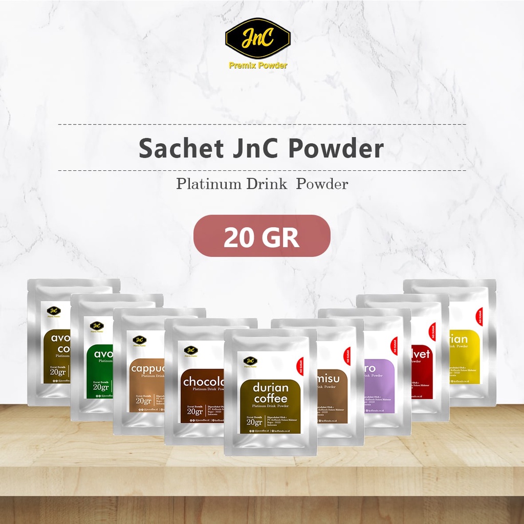 JnC Sachet Tanpa Gula 20gr / bubuk minuman all varian rasa