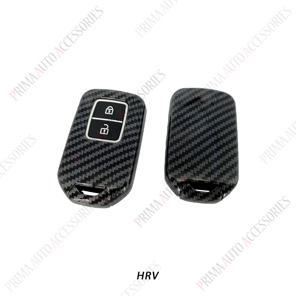 Casing Kunci Remote Mobil Carbon Fiber - HRV