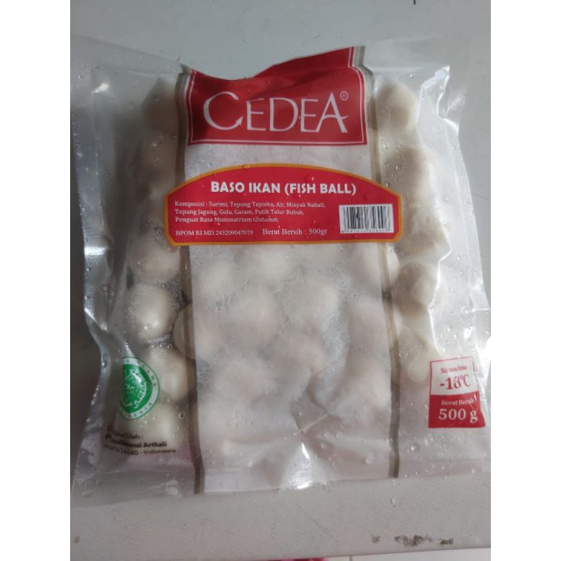 

cedea baso ikan fish ball 500 gr