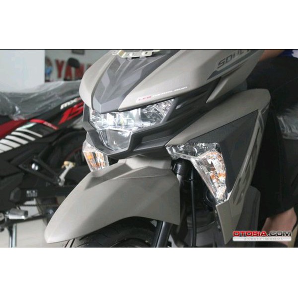 mika lampu depan reflektor soul gt 125 led 2SX blue cord