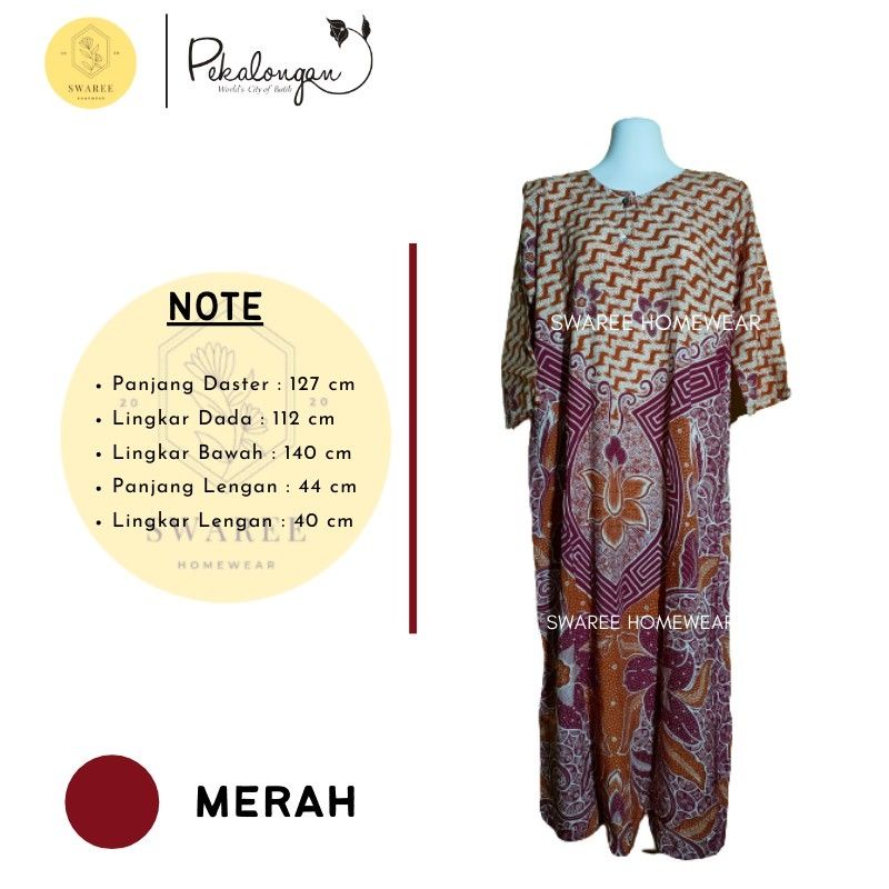 Baju Wanita Dewasa Kekinian Daster Remaja Lengan Panjang Motif Batik Bahan Rayon Busui Pakaian Perempuan Ibu Menyusui Harga Grosir Murah