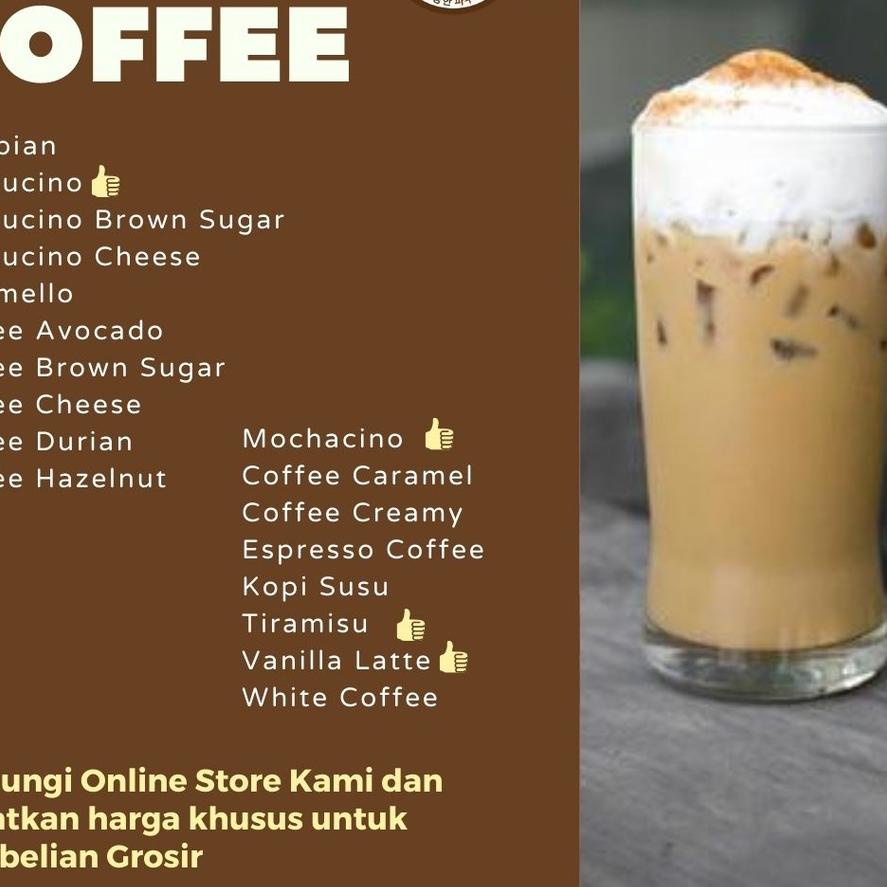 

Free Ongkir 90 VARIAN BUBUK MINUMAN ANEKA RASA PREMIX 1KG - GROSIR SERBUK MINUMAN ES BOBA KEKINIAN 1KG produck terbaik