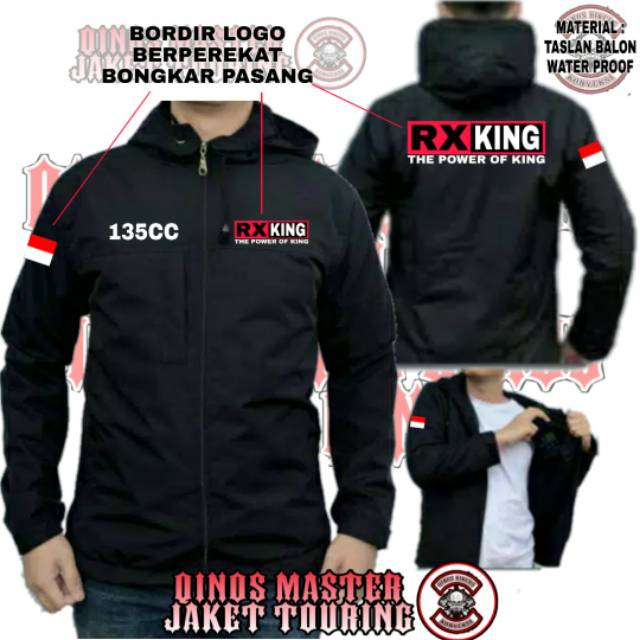 TERBARU COD JAKET RESCRIM RX KING HARIAN PRIA WANITA Jaket YRKI  (READYSTOCK)