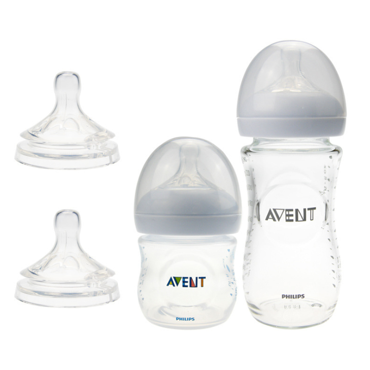 Avent Dot Botol Susu Bayi Pengganti Bahan Silikon BPA free 0 / 1 / 2 / 3 / 4 Lubang