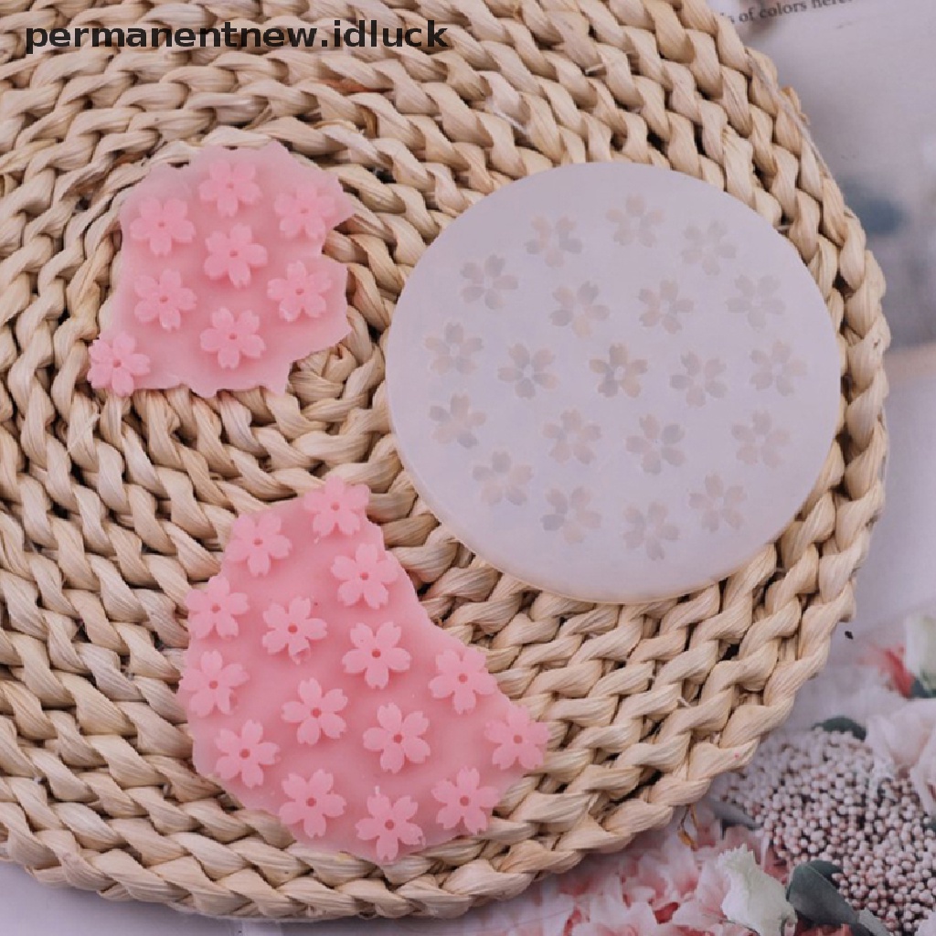 1 Pc Cetakan Kue / Coklat / Fondant Bentuk Bunga Sakura Mini Bahan Silikon