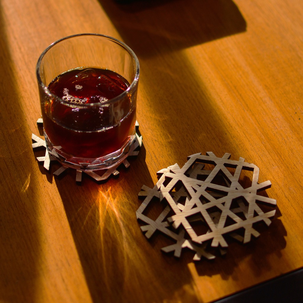 ERGOO Tatakan Gelas Kayu Ergoo / Wooden Coester