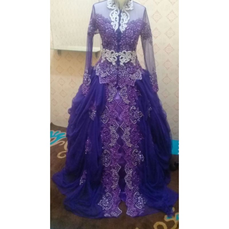 #Gaun pengantin preloved Free peticoat 3 ring#kebaya pengantin second#Kebaya preloved#kebaya second