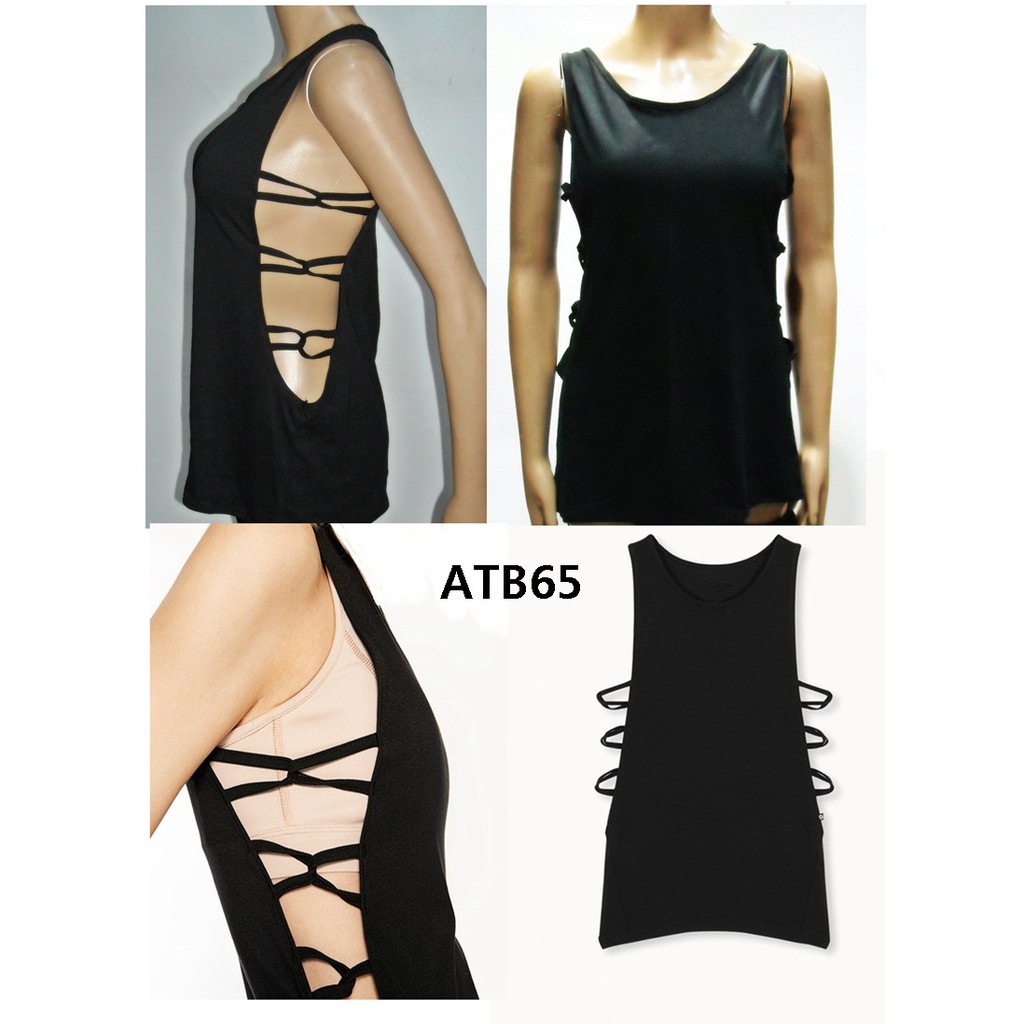 Tanktop Yoga Baju Senam Baju Zumba Aerobik Gym kode ATB65