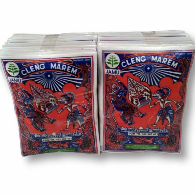 

jamu cleng marem cap wayang isi 25 sachet