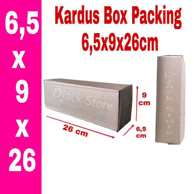 

Kardus Box Packing 6.5x9x26cm