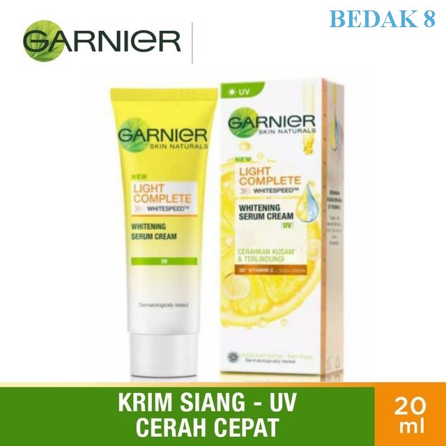 Garnier Bright Complete Serum Cream UV 20ml - Cream Siang