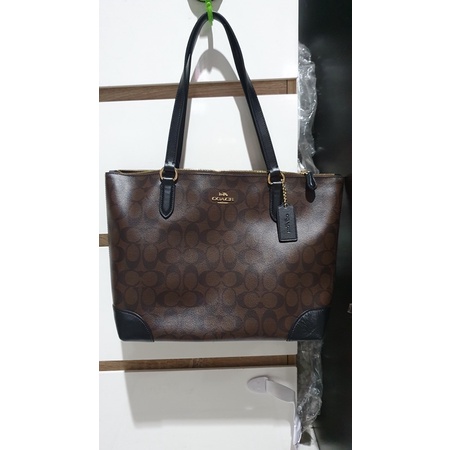 PRELOVED Coach Signature Zip Top