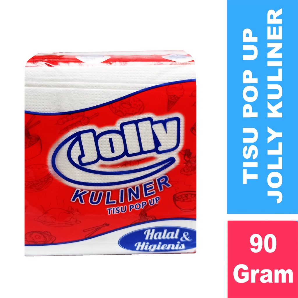 Bisa COD Tisu JOLLY POP UP 90 gram - Tisu Jolly kuliner