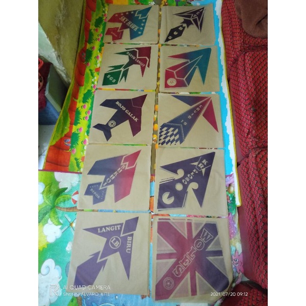 Kertas layangan coklat(100pcs)(Kertas Aja)