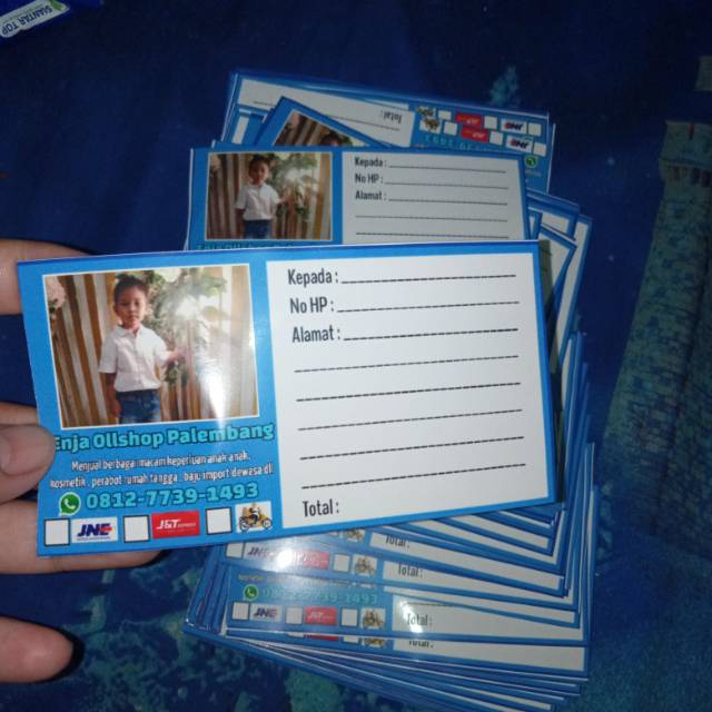 

Stiker ollshop murah (anti air)