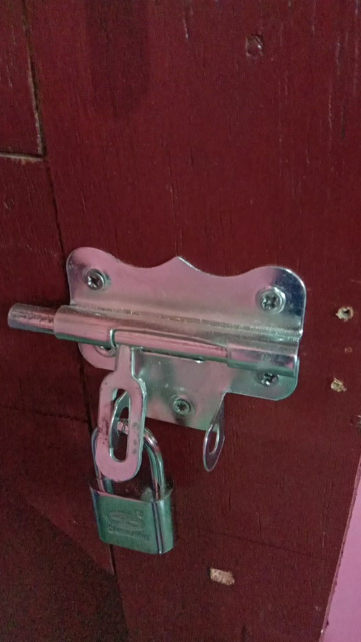 Grendel Overpal 2- 3/4 In Gembok Slot Pengaman Pintu Jendela Gudang 2 Inch 3 Per 4 Gerendel Selot