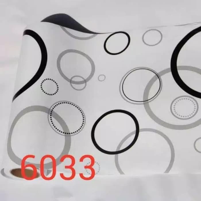 Wallpaper stiker dinding polkadot klasik