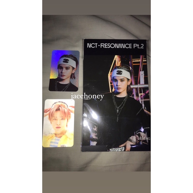 LENTICULAR TAEYONG RESONANCE PT.2 , TAEYONG LENTICULAR PHOTOCARD SET