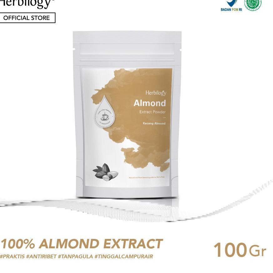 

Herbilogy Almond Extract ( ekak kacang almond) 100g 9N8