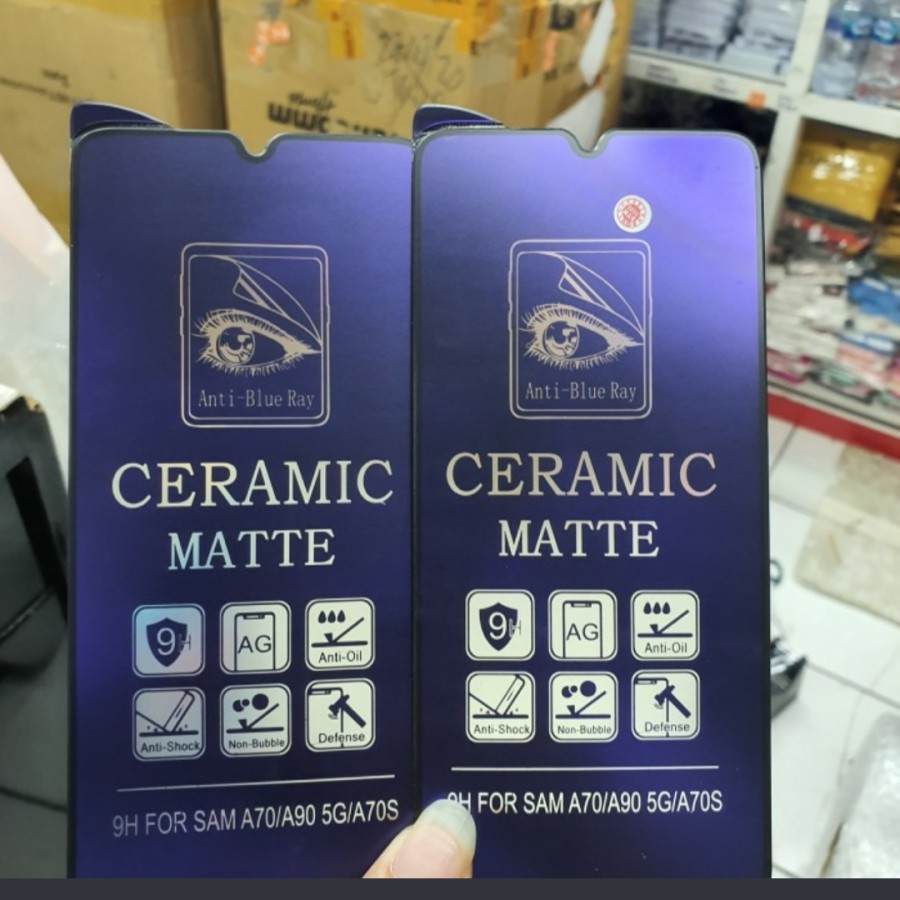 REALME C53 C55 C55 NFC C30 C30S C33 C31 C35 C11 2021 C21Y C25Y C25 C25S C21 C20 ANTI GORES CERAMIC LENTUR BLUE LIGHT, ANTI RADIASI ANTI PECAH BAHAN BUKAN KACA TEMPRED PELINDUNG LAYAR