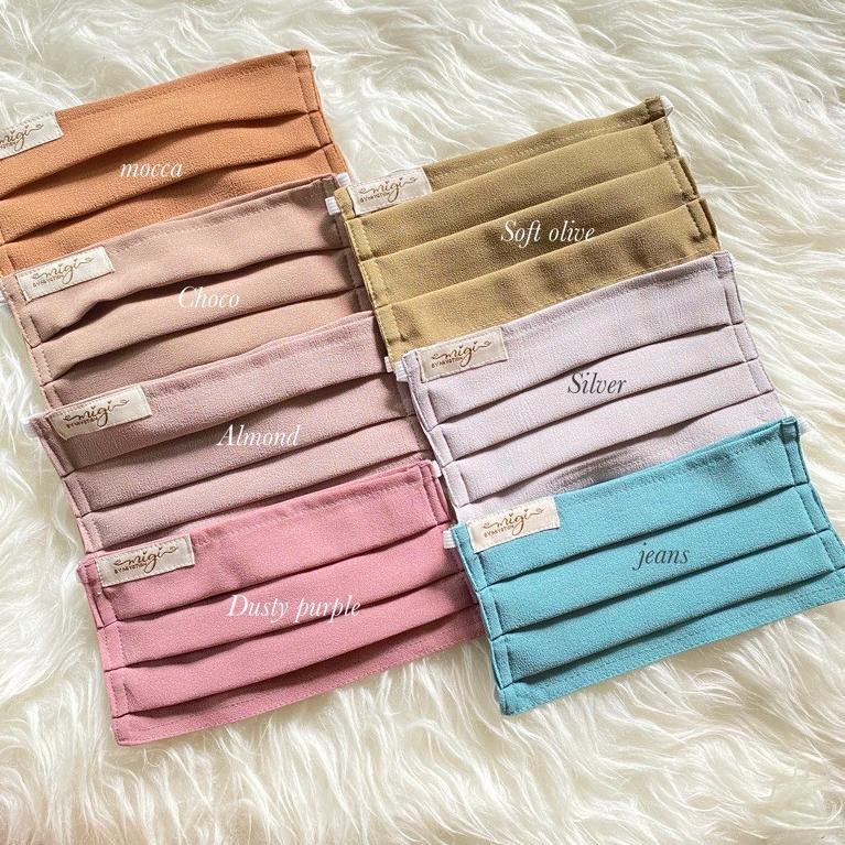 《diskonlagi》 MASKER HIJAB BAHAN 2 LAPIS BY MIGI CATALOG 2