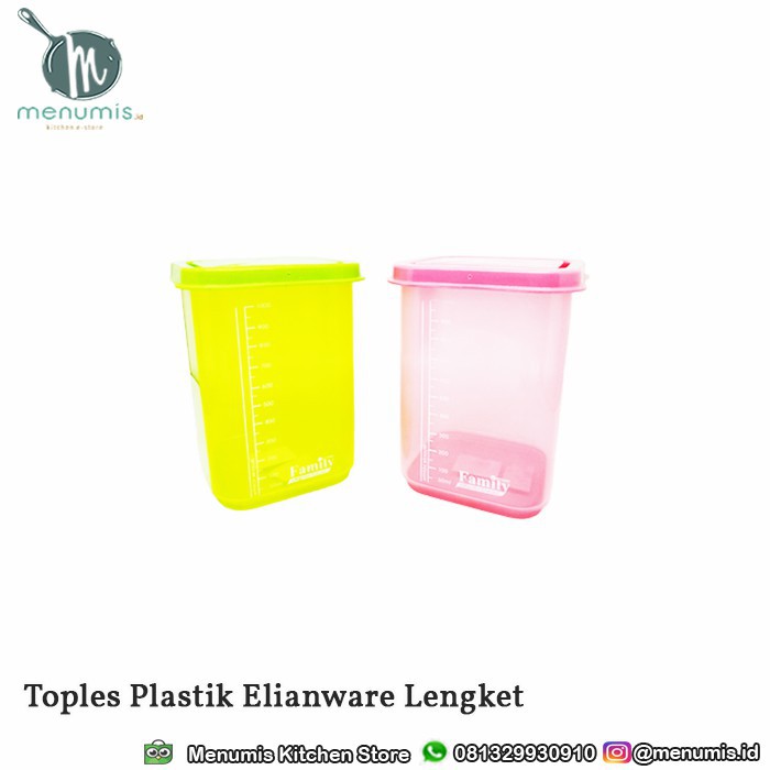 Toples Plastik Elianware Lengket / Toples Murah