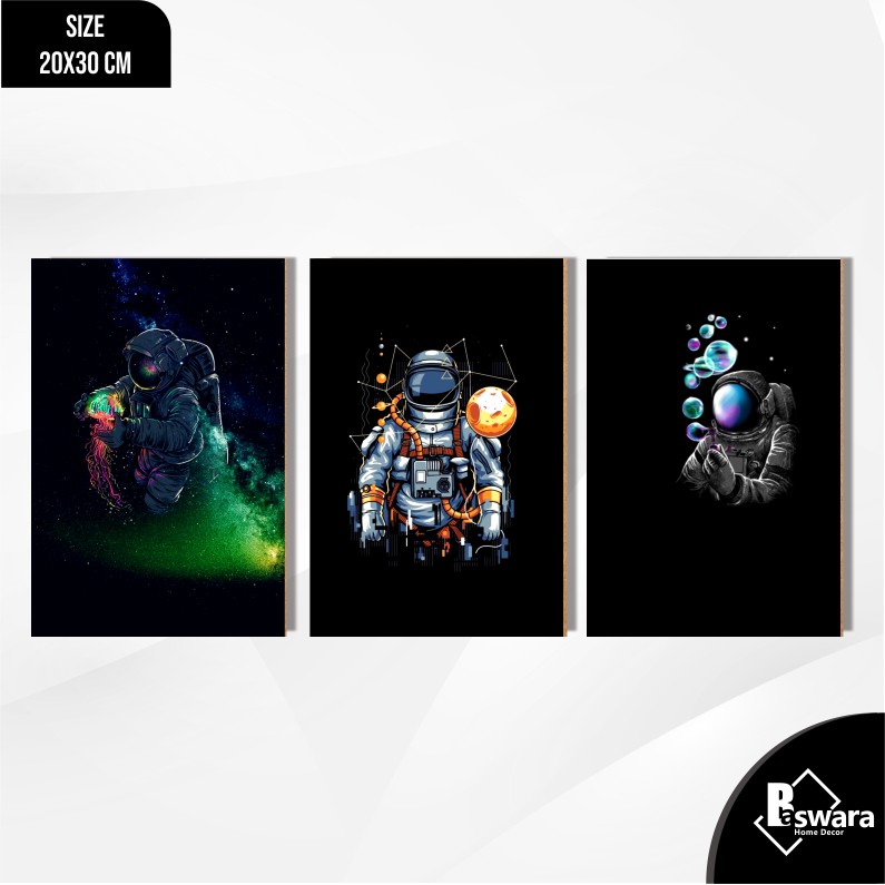 Hiasan Dinding Kamar Cowok Hiasan Kamar Tidur Cowok Aesthetic-Motor Aesthetic-Astronot Ruang Angkasa