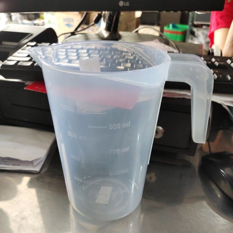 gelas ukur 1 liter / gelas takar gelas ukur gelas bensin minyak 1000ml
