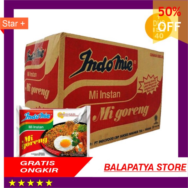 

LIMITED EDITION!!! Indomie Goreng isi 40 Pcs