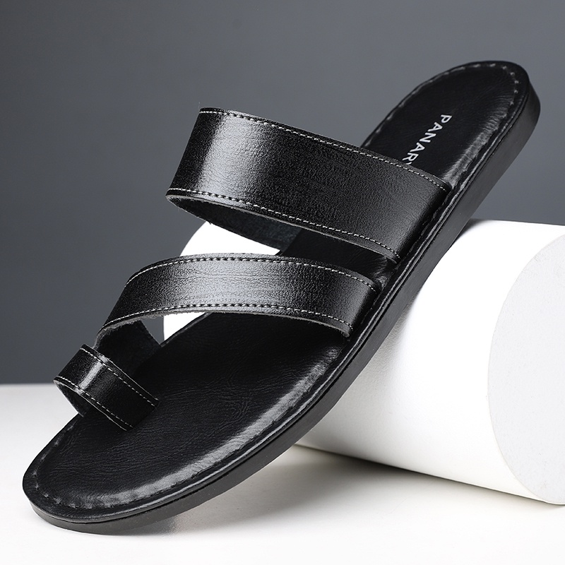 Sandal Pria Slide Slip On Casual Slop Selop Trendy Fashion Kekinian Sandal Cowok Import Terbaru Kualitas Bagus Anti Slip