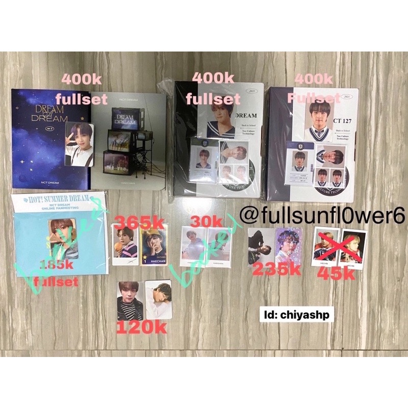 (BOOKED) r card saitama haechan + pola natrep hc