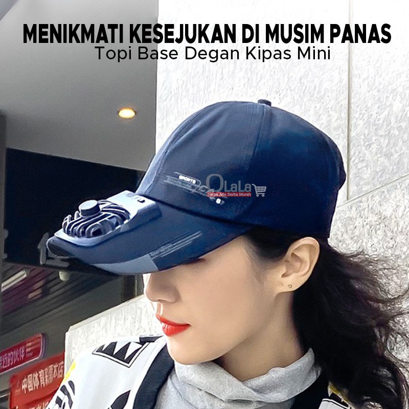 TOPI BASE DENGAN KIPAS MINI MZ-1159