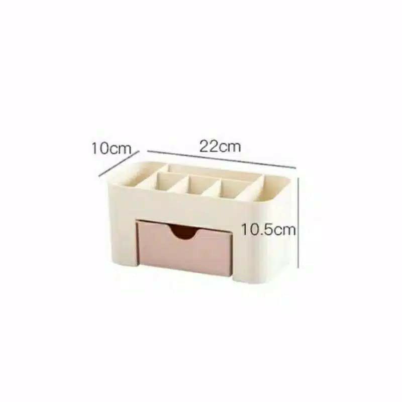 RAK KOSMETIK PLASTIK PP STORAGE BOX MAKEUP BRUSH KOTAK PERHIASAN SERBAGUNA LACI MAKEUP COSMETIC BOX