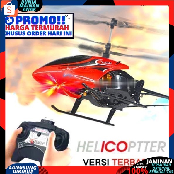 Super Led Helikopter Remot RC Mainan Mini Remote Control Helicopter Pesawat USB Charger Hadiah anak