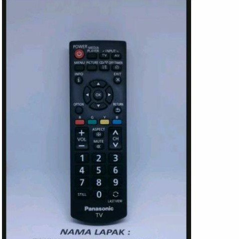 REMOTE REMOT TV PANASONIC LCD LED ORIGINAL ASLI