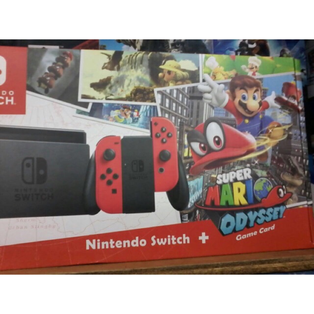 Nintendo switch mario odyssey bundle