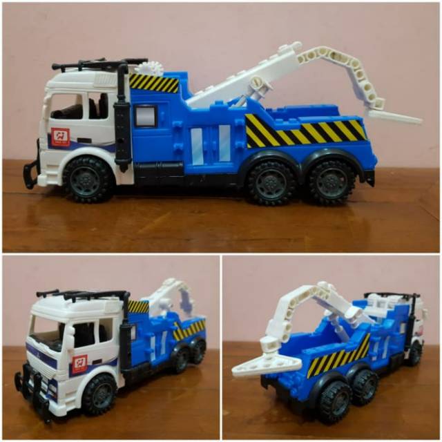 Mainan mobil truk derek - mainan mobil Truck derek