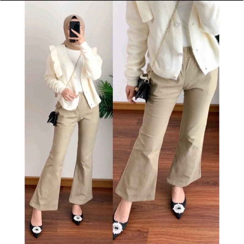 GIANA PANTS | CUTBRAY BASIC PANTS | Celana Cutbray Wanita