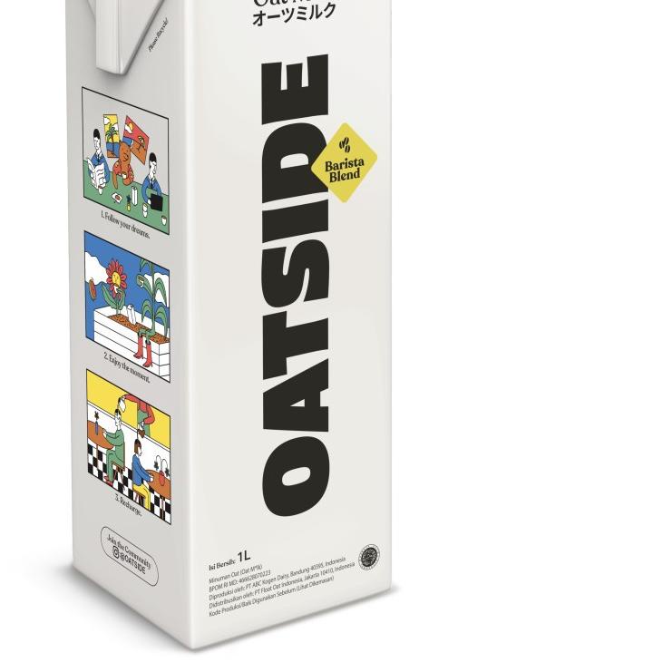

Banyak Peminat Oatside Oat Milk Barista 1L NFG..