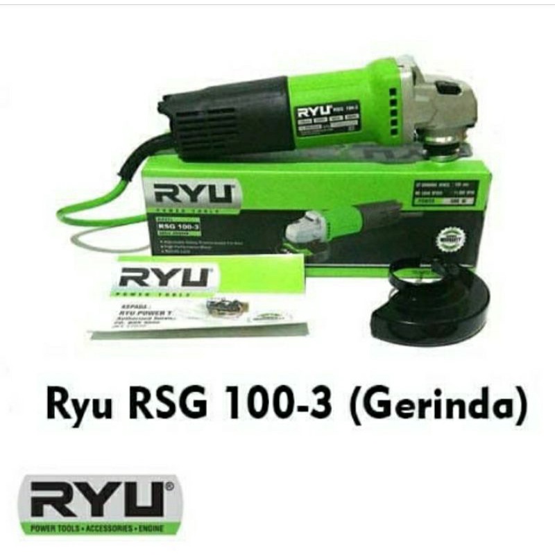 Mesin Gerinda Ryu RSG 10-3 gerinda tangan 4"