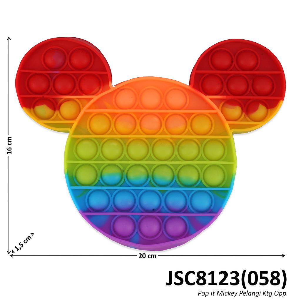 POP IT RAINBOW Mainan Anak Fidget Toys Game Toys-Mickey