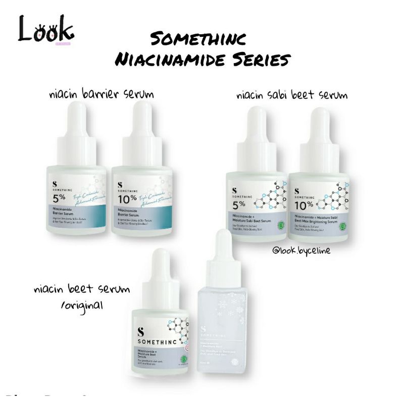 SOMETHINC NIACINAMIDE SERIES / SOMETHINC NIACINAMIDE SABI BEET SERUM/SOMETHINC BARRIER SERUM
