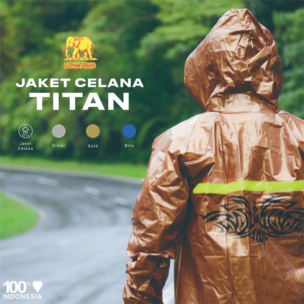 Jas Hujan Titan Mantol Jaket Celana Titan