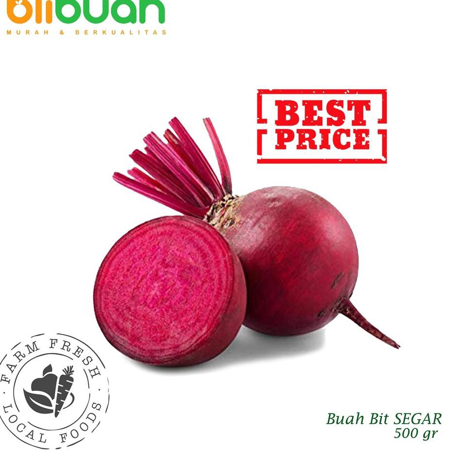 

Original Buah Bit SEGAR 500gr / Beet / Bit / Beet Root / Herbal