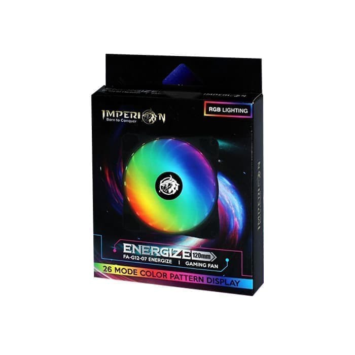 Fan Casing 12cm Imperion Energize with LED Auto RGB Fan Case Energize 12 cm