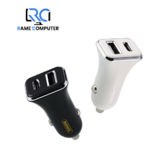 Charger Mobil Remax Single USB &amp; Type C Car Charger RCC-306