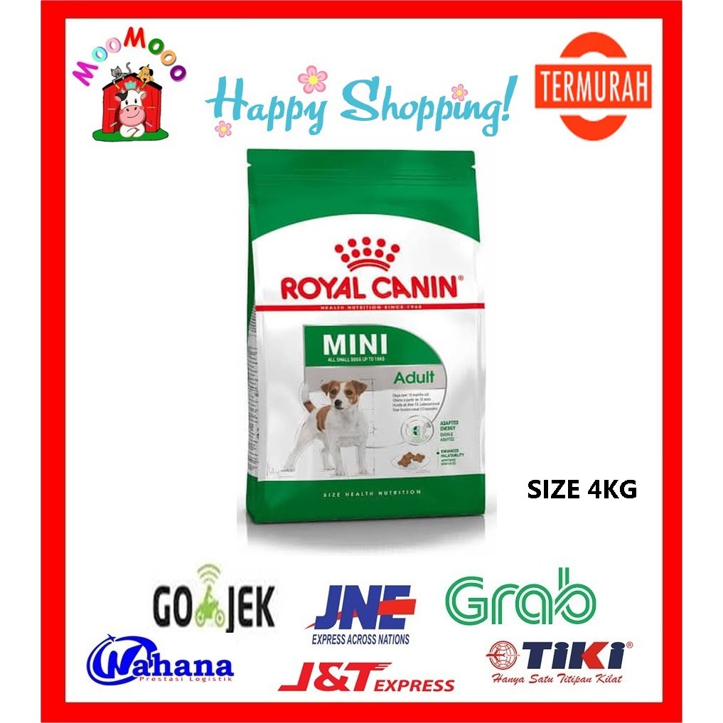 Royal Canin Mini adult 4Kg - Makanan Anjing / Dog Food