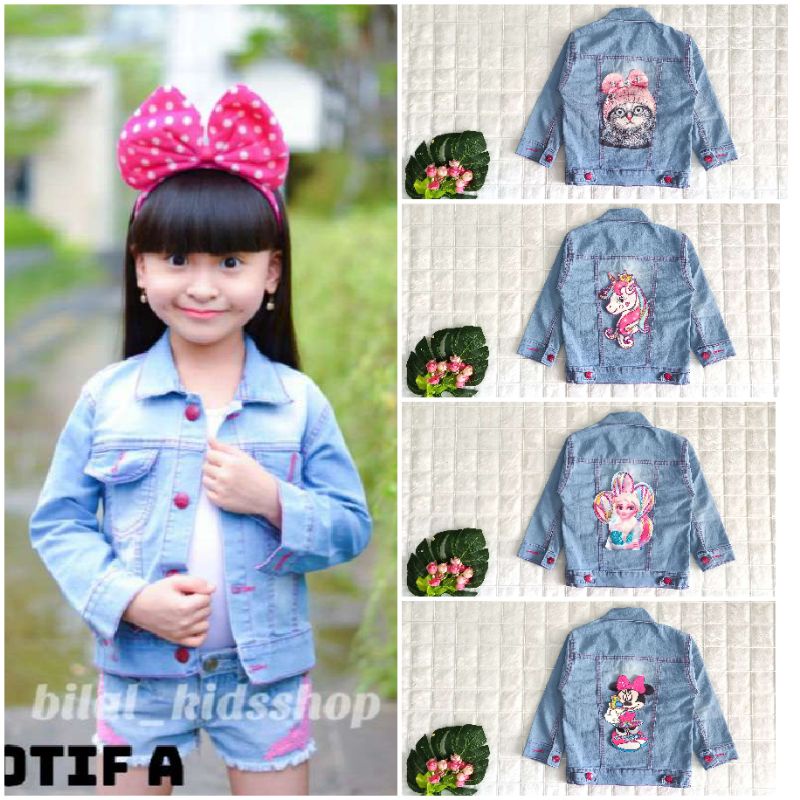 JAKET JEANS ANAK / JAKET LED ANAK